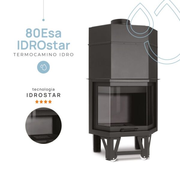 80 ESA IDROstar Ενεργειακό Tζάκι Λέβητας Καλοριφέρ CLIMACALOR - Image 4